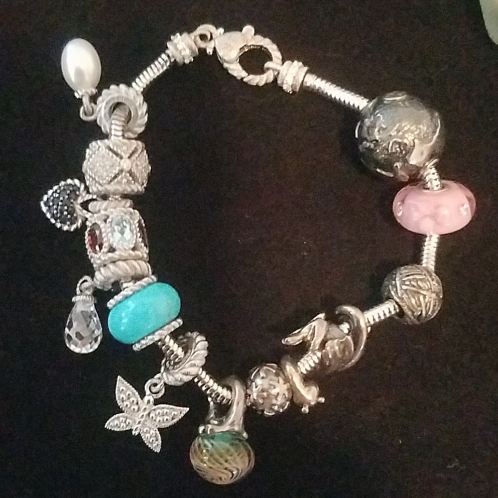 Judith Ripka charm bracelet